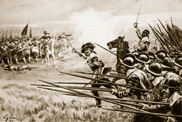 The Charge of the Royalist Infantry at Naseby, June 14th, 1645